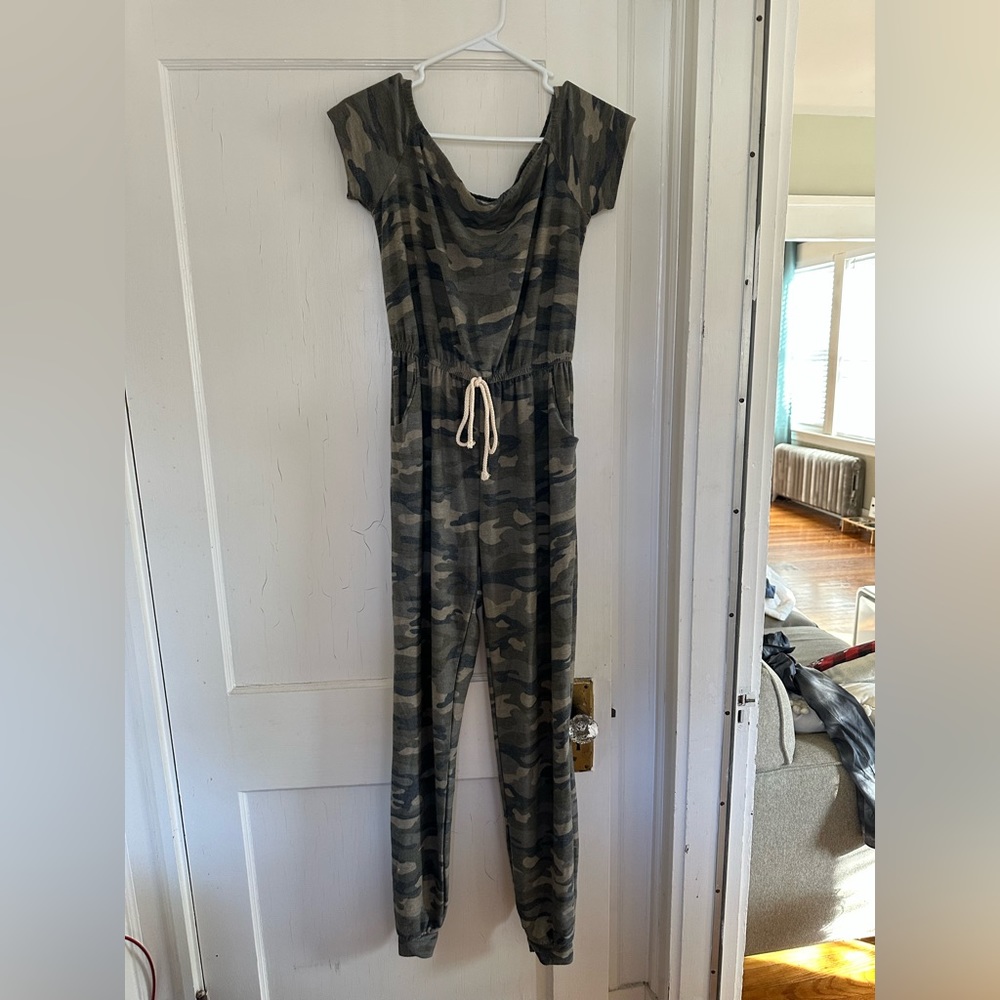Off the shoulder jumpsuit